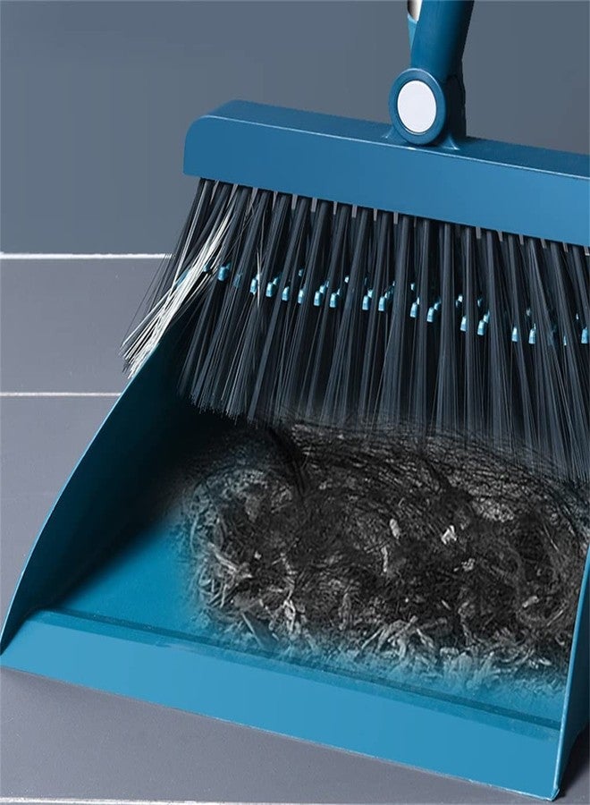 GNEY Broom and Dustpan Set - Self-Cleaning Broom Bristles - Ideal Kitchen, Home and Lobby Broom and Dustpan Combo - Premium Brush, Wisp and Dust Cleaner (Design 2) - Image 3